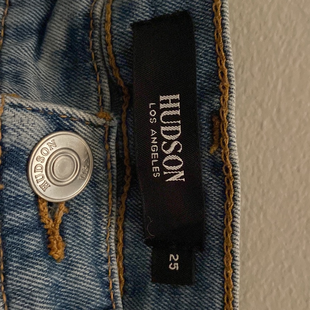 PRICE DROP 💣 HUDSON JEANS 25” Barbara skinny, high waist, bootcut crop. NWT - Picture 2 of 6